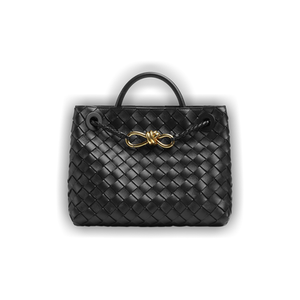 Bottega Veneta Lambskin Andiamo Small Hand Bag 'Black'