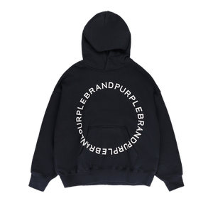 PURPLE BRAND HWT Fleece Pullover Hoodie 'Black'