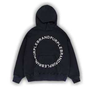 PURPLE BRAND HWT Fleece Pullover Hoodie 'Black'
