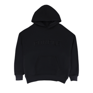 PURPLE BRAND HWT Fleece Pullover Hoodie 'Black'