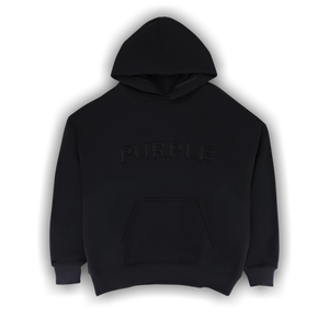 PURPLE BRAND HWT Fleece Pullover Hoodie 'Black'