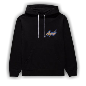 PURPLE BRAND French Terry Pullover Hoodie 'Black'