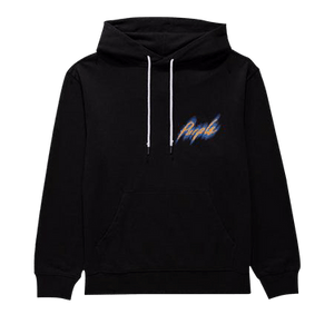 PURPLE BRAND French Terry Pullover Hoodie 'Black'