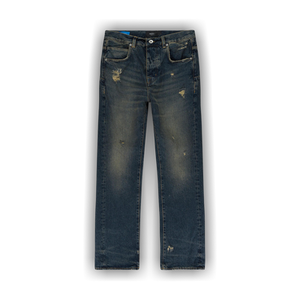PURPLE BRAND Ripped Wide Leg Jeans 'Indigo'