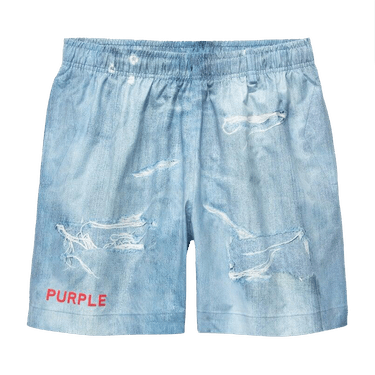 PURPLE BRAND All Round Short Water Print Shorts 'Indigo'