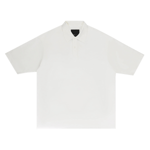 PURPLE BRAND Logo Patch Polo Shirt 'White'