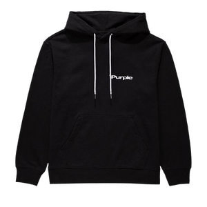 PURPLE BRAND French Terry Pullover Hoodie 'Black'