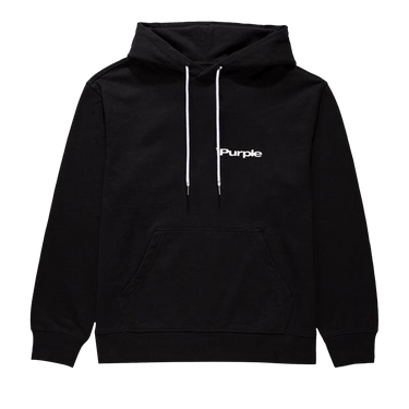 PURPLE BRAND French Terry Pullover Hoodie 'Black'