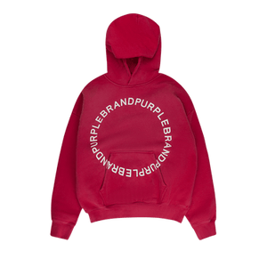 PURPLE BRAND HWT Fleece Pullover Hoodie 'Red'