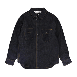 PURPLE BRAND Padded Western Jacket 'Indigo'