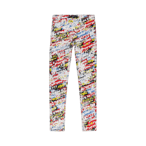 PURPLE BRAND Stickers Denim All Over Print Skinny Jeans 'Multicolor-Color'