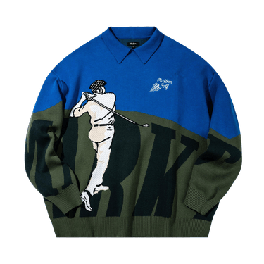 Market Rugby Knit Polo 'Multicolor'