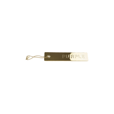 PURPLE BRAND Metal Hang Tag 'Gold'