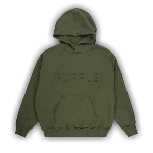 PURPLE BRAND Cutout Wordmark Hoodie 'Green'