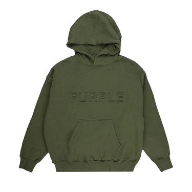 PURPLE BRAND Cutout Wordmark Hoodie 'Green'