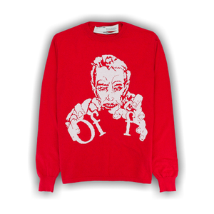 Off-White Graphic Long-Sleeve T-Shirt 'Red/White'