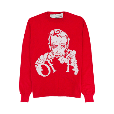 Off-White Graphic Long-Sleeve T-Shirt 'Red/White'