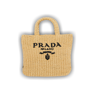 Prada Small Crochet Tote Bag 'Natural'