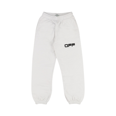Off-White Airport Shorten Sweat Pants 'White'