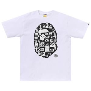 BAPE A Bathing Ape 32nd Anniversary Big Ape Head Tee 'White'