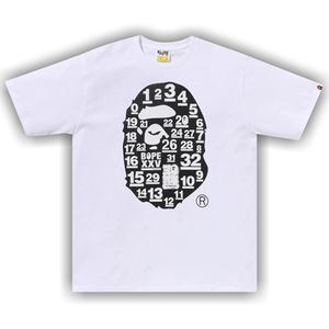 BAPE A Bathing Ape 32nd Anniversary Big Ape Head Tee 'White'