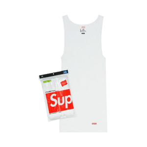 Supreme x Hanes Tagless Tank Tops (3 Pack) 'White'