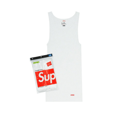 Supreme x Hanes Tagless Tank Tops (3 Pack) 'White'