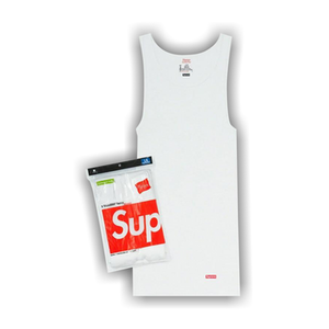 Supreme x Hanes Tagless Tank Tops (3 Pack) 'White'