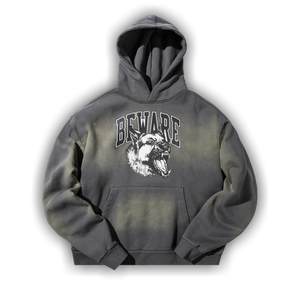 Market Tonal Beware Hoodie 'Cement'