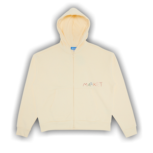 Market Good Produce Zip Hoodie 'Butter Cream'