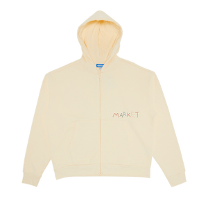 Market Good Produce Zip Hoodie 'Butter Cream'