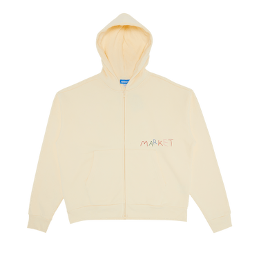 Market Good Produce Zip Hoodie 'Butter Cream'