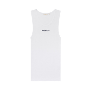 Aimé Leon Dore Embroidered Logo Tank Top 'Bright White'