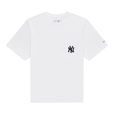 Aimé Leon Dore Yankees Chainstitch Pocket Tee 'Bright White'