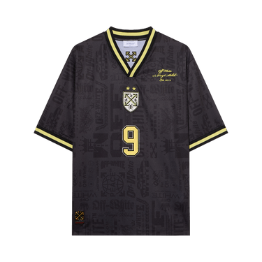 Off-White Multilogo Soccer Short-Sleeve Tee 'Black'
