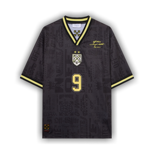 Off-White Multilogo Soccer Short-Sleeve Tee 'Black'