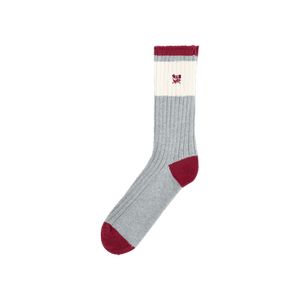 Aimé Leon Dore Marled Crest Socks 'Bordeaux'