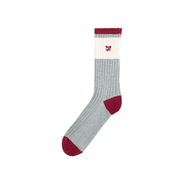 Aimé Leon Dore Marled Crest Socks 'Bordeaux'