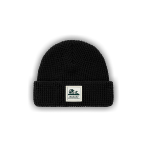 Aimé Leon Dore Waffle Knit Beanie 'Jet Black'