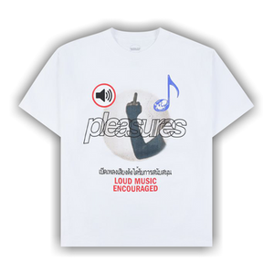 Pleasures Loud Music T-Shirt 'White'