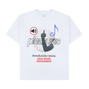 Pleasures Loud Music T-Shirt 'White'