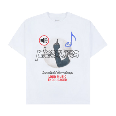 Pleasures Loud Music T-Shirt 'White'