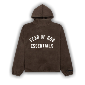 Fear of God Essentials Brushed Hoodie 'Brown'