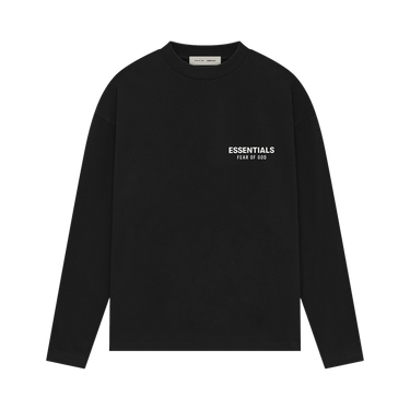Fear of God Essentials Classic Long-Sleeve Tee 'Jet Black'