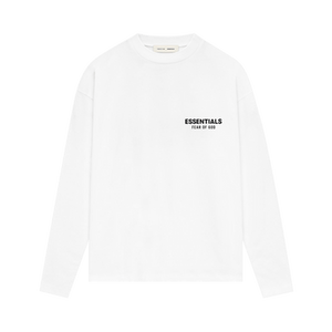 Fear of God Essentials Classic Long-Sleeve Tee 'Bright White'