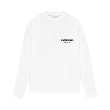 Fear of God Essentials Classic Long-Sleeve Tee 'Bright White'