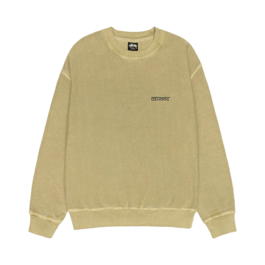 Stussy Jumbo Crew Pigment Dyed 'Elm'