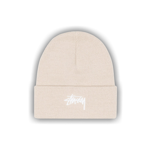 Stussy Cuff Beanie Stock 'Stone'