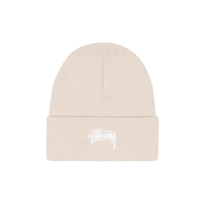 Stussy Cuff Beanie Stock 'Stone'