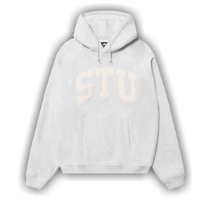 Stussy Stu Appliqué Hoodie 'Ash Heather'
